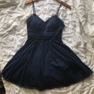 Navy blue party dress